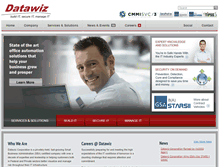 Tablet Screenshot of datawiz.net
